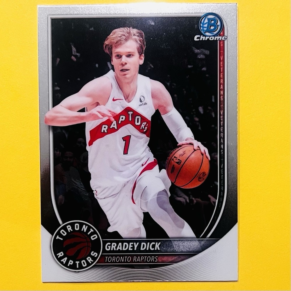 2025/26 Bowman Chrome Basketball Gradey Dick Veteran Card BCV-70 Raptors‎